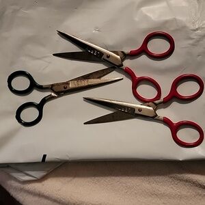 Lefty Antique School Scissors